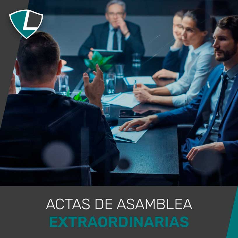 ACTA DE ASAMBLEA EXTRAORDINARIA