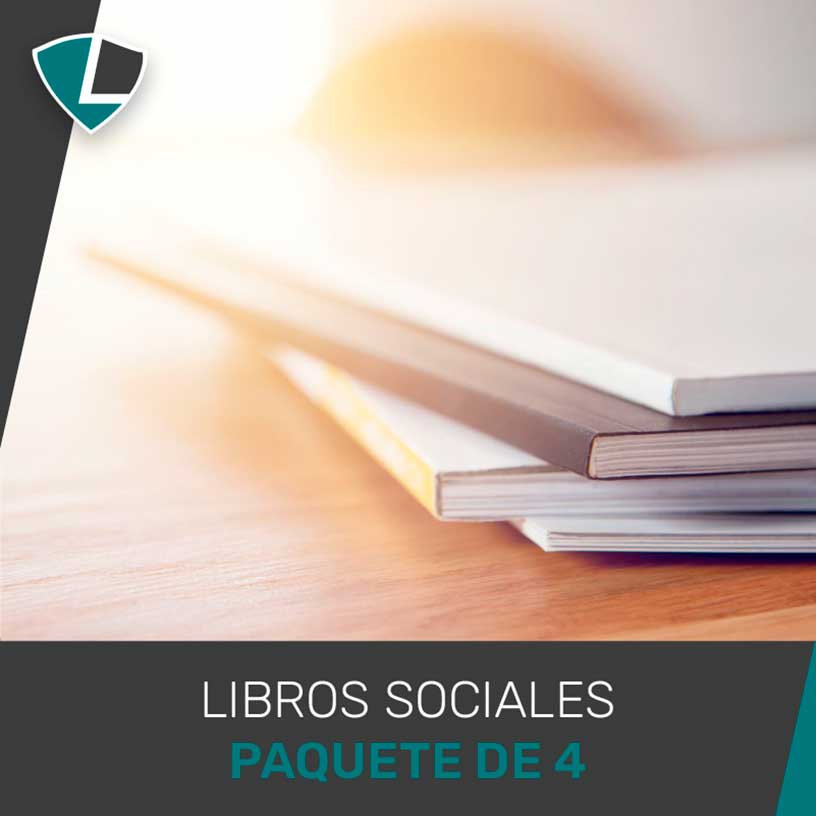 LIBROS SOCIALES PAQUETE DE 4